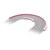 Carrera 20021130 21130 Tire Stacks Guardrail Wall for Digital 124/132/Evolution Slot Car Tracks Realistic Scenery Add On Parts Accessory, White Red view 3
