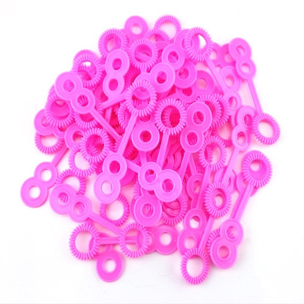 Honbay 50pcs Pink Bubble Wands