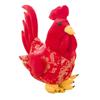 AngelGift Cuddly Plush Soft Stuffed Animals Toy Red Rooster/Chicken Doll 9" Kids' Plush Pillows Cushion Plush Doll for Graduation Valentine's Day Birthday Xmas Christmas Wedding Best Gifts Presents view 1