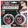 Day Of The Dead Skull Earrings view 1