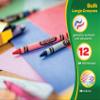Crayola Ultra Clean Washable Large Crayons, Bulk School Supplies, 12 Packs of 16 Count view 2