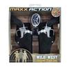 Maxx Action Wild West Outlaw Play Set  5 Piece Western Toy for Kids | Cowboy Sheriff Cap Blaster with Holster and Adjustable Belt | Ring Caps Sold Separately view 1