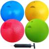 AppleRound 8.5-inch Dodgeball Playground Balls, Pack of 4 Balls with 1 Pump, Official Size for Dodge Ball, Handball, Camps and Schools (Multicolor) view 1