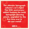 Spirograph Die-Cast Collectors Set  Special Edition, Arts and Crafts, Kids Toys, Art Supplies, Craft Supplies, Drawing Kit, Spiral Art, Metal Gear Design Kit, Pens, Design Sheet Included, Ages 8+ view 3