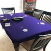 Felt Poker Table Cover Upgrade - Premium Velvet Poker Table Top for 36, 48. Or 60 Inch Round Tables - Ideal Patio Tablecloth Cover - in Red, Blue, Black, Green (Purple, 60 inch Round) view 4