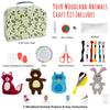 CraftLab Woodland Animals Kids Sewing Kit, Educational Beginner Arts & Crafts Gift for Boys and Girls Ages 7 to 13 DIY Learn to Sew Embroidery view 4
