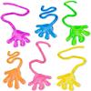 Super Z Outlet Vinyl Glitter Mini Sticky Hands Toys for Children Party Favors, Birthdays - 1 1/4" (72 Count) view 1