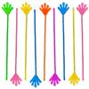 Super Z Outlet Vinyl Glitter Mini Sticky Hands Toys for Children Party Favors, Birthdays - 1 1/4" (72 Count) view 2