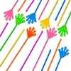 Super Z Outlet Vinyl Glitter Mini Sticky Hands Toys for Children Party Favors, Birthdays - 1 1/4" (72 Count) view 3
