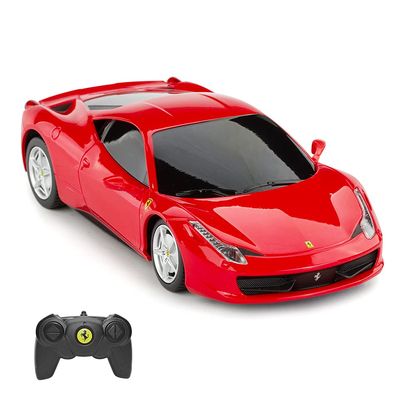 RASTAR Remote Control Car - 1/24 Scale Ferrari 458 Italia Model Toy Car - Red
